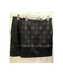 KIKKA THE DIARY OF | カットワークレザータイトスカート(スカート)