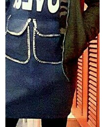 網拍牌 | 連帽口袋長版衛衣(ワンピース/ドレス)