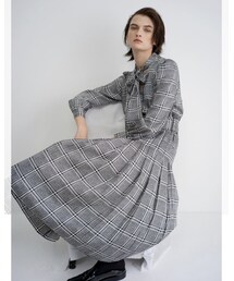 ZARA | ベルト付きプリント柄ワンピース(ワンピース/ドレス)