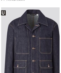 UNIQLO | デニムワークジャケット(L)(デニムジャケット)