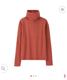 UNIQLO | ヒートテックフリースリブオフタートル(Tシャツ/カットソー)