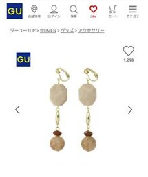 GU | ミックスパーツイヤリング(イヤリング)