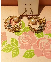 esquilo branco | ピアス（両耳用）