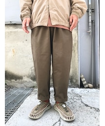 COP | 彈性棉質抽繩寬褲(チノパンツ)