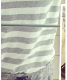 無印良品 | muji 条纹长袖体恤(Tシャツ/カットソー)