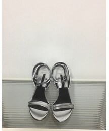 ZARA | シルバーサンダル(サンダル)