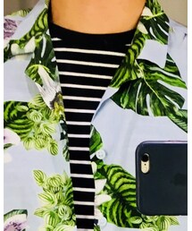 UNIQLO | 条纹T恤 M码(Tシャツ/カットソー)
