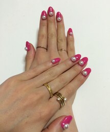 ADAM ET ROPE' | 久しぶりに甘めネイル
性格は全然甘くないです😎(リング)