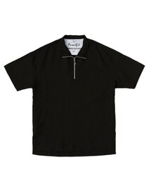 AOTT | Unisex linen half turtle Zipper Shirts(その他トップス)