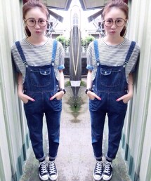 吊帶褲(つなぎ/オールインワン)