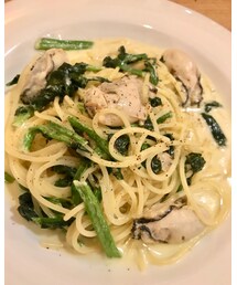 牡蠣とほうれん草のパスタ | マグ/哺乳瓶/お食事グッズ