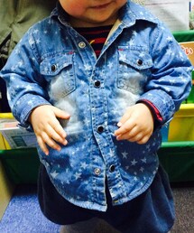 しまむら | デニムシャツ 星柄(シャツ/ブラウス)