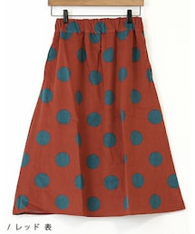 C.L.N | ビッグドットコール天ギャザースカート(スカート)