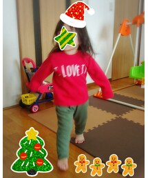 クリスマスカラーな娘2歳11ヶ月 | その他