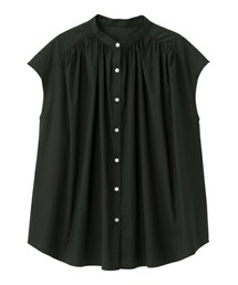 GU | ボリュームギャザーブラウス(半袖)(シャツ/ブラウス)