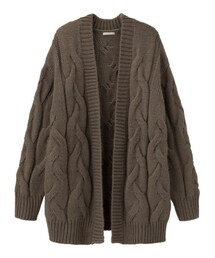 GU | ケーブルボーイフレンドカーディガン(長袖)AM(カーディガン/ボレロ)