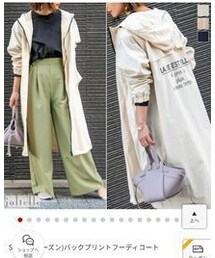 Sheson | Sheson(シーズン)バックプリントフーディコート

(ジャケット/アウター)