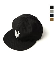 EBBETS FIELD FLANNEL | Ebbets Field Flannels/NYロゴ　コットンベースボールキャップ(キャップ)
