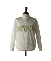 REMI RELIEF | REMI RELIEF/シルクコットン　リーフプリントシャツ(シャツ/ブラウス)
