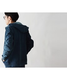 alternative | ALTERNATIVE/GENJI HOODIE/インディゴフレンチテリー　ジップアップパーカー(パーカー)
