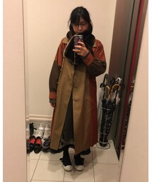 トレンチを羽織りました | その他