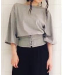 EGOIST | コルセットカットトップ(Tシャツ/カットソー)