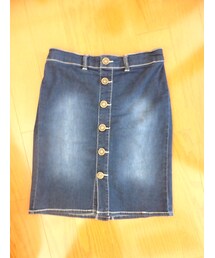 ペンシルスカート(デニムスカート)