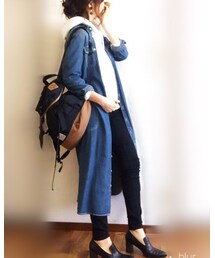 no brand | シャツワンピース