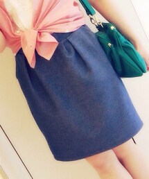 LOWRYS FARM | デニム風ペンシルスカート(スカート)