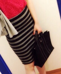 FOREVER 21 | ボーダーペンシルスカート(スカート)
