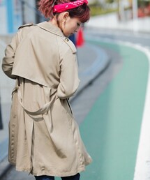MOUSSY | ルーズトレンチコート(トレンチコート)
