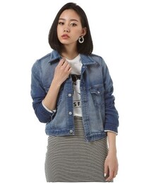 MOUSSY | FFデニムジャケット(デニムジャケット)