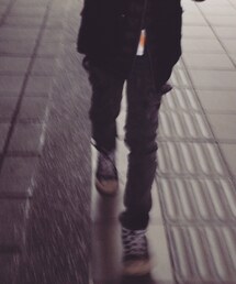 kc小舖 | 合身黑灰ㄎㄡˇ牛仔褲
(デニムパンツ)