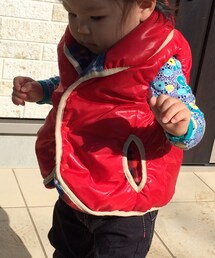 西松屋 | 赤のダウンベスト リバーシブル！(ダウンベスト)