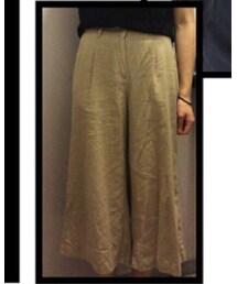 GU | 去年？のガウチョ\ワイドパンツ/(パンツ)