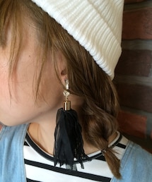 Kastane | 【Kastane】タッセルイヤリング(ピアス（両耳用）)