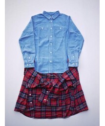 PHENOMENON | PHENOMENON　DOUBLE SHIRTS (RED)(シャツ/ブラウス)