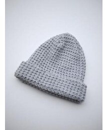 n-s | n-s　WAFFLE KNIT CAP (GRY)(キャップ)