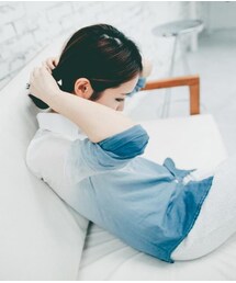 NUDE | 漸層藍白襯衫(シャツ/ブラウス)