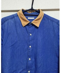 古着 | 襟だけコーデュロイぽくてお気に入り。(シャツ/ブラウス)