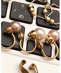 フェリシモ | 耳ツボ押しとは思えない可愛さ(イヤリング（片耳用）)