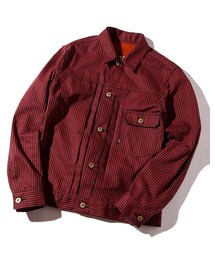 CALEE | Color hickory 1st type jacket(デニムジャケット)