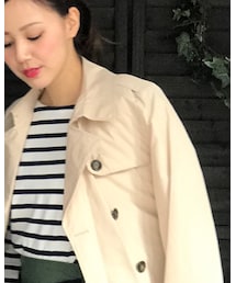 MARLENE JOBERT | トレンチコート