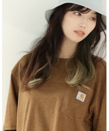 Carhartt | Carhartt/カーハート ポケット付きロゴ半袖Tシャツ(Tシャツ/カットソー)