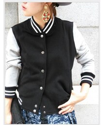 ANTRE | 裏起毛スウェットスタジャン(スタジャン)