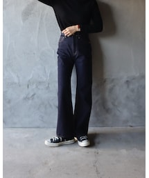 ëpa | ëpa × BIG JOHN のフレアデニム。2021/2/10 発売。(デニムパンツ)