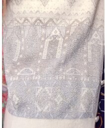 銀糸のおうち柄とてもかわいい | カーディガン/ボレロ