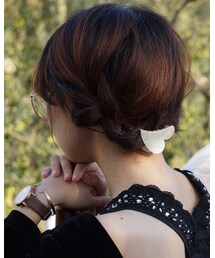 asoko | 考える人のポーズ(バレッタ/ヘアクリップ)