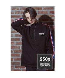 クラムプ(Crump) - 950g シュプレマシー ハーフジップ (ブラック)(スウェット)