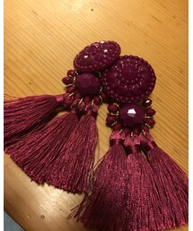 H&M DIVIDED | 二個目はボルドー👍(ピアス（両耳用）)